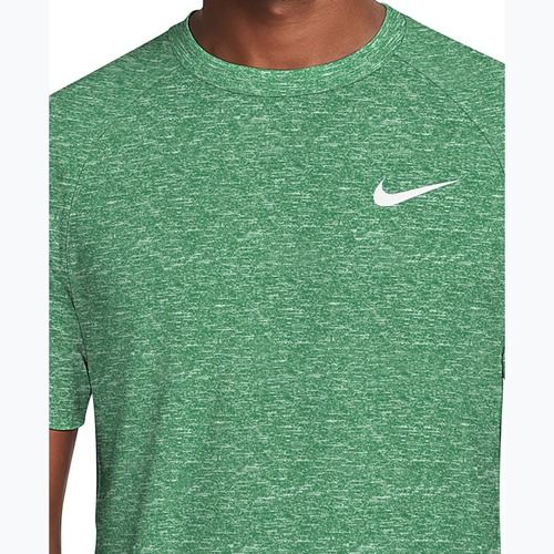 Koszulka do pływania męska Nike Heather Hydroguard malachite