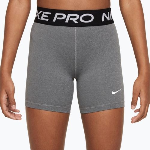 Spodenki dziecięce Nike Pro carbon heather/white