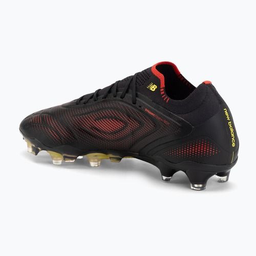 Buty piłkarskie New Balance Tekela Elite Low V5 FG black 100/punch yellow/fire cracker