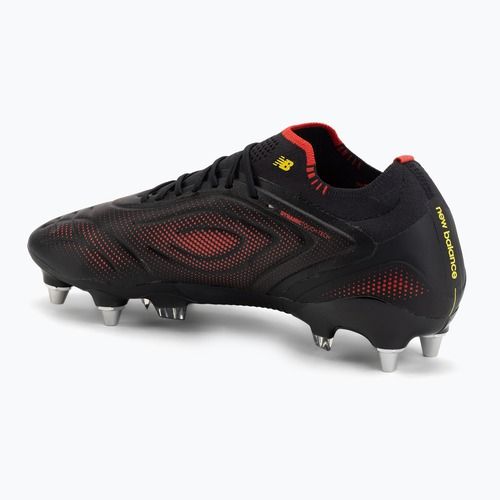 Buty piłkarskie New Balance Tekela Elite Low V5 SG black 100/punch yellow/fire cracker