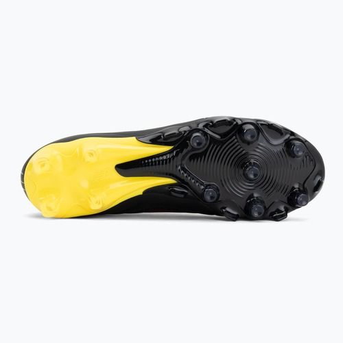Buty piłkarskie New Balance Tekela Team Low V5 FG black 100/punch yellow/fire cracker
