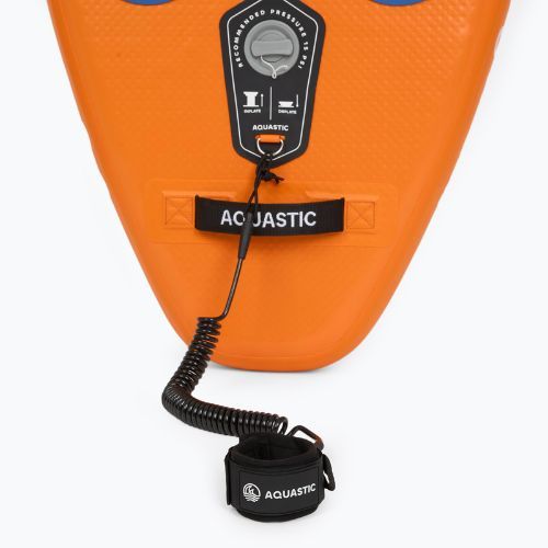 Zestaw deska SUP pompowana dziecięca AQUASTIC Perth 8'0" allround niebieski