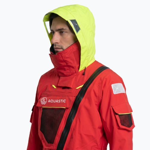 Kombinezon żeglarski męski AQUASTIC Outrun 10 000/8 000 czerwony