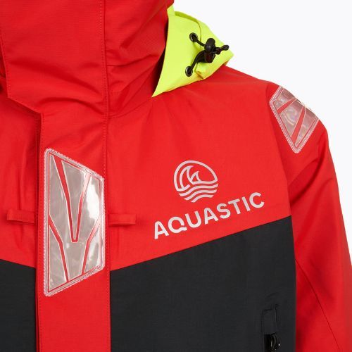 Kurtka żeglarska męska AQUASTIC Outrun 15 000/15 000 czerwony