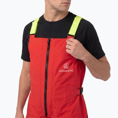Spodnie żeglarskie męskie AQUASTIC Outrun 15 000/15 000 czerwony