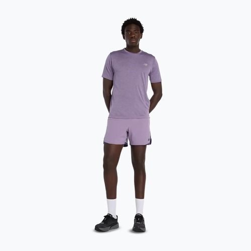 Koszulka męska New Balance Athletics Run candied violet heather