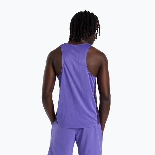 Koszulka do biegania męska New Balance Viz-Tech Singlet electric purple