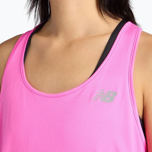 Koszulka do biegania damska New Balance Sport Essentials Tank pink heat
