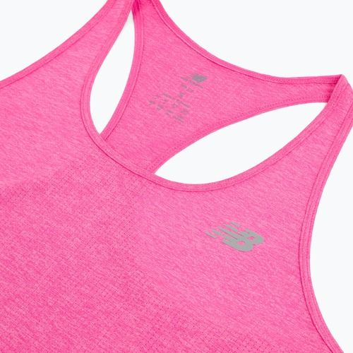 Koszulka damska New Balance Athletics Tank pink heat heather