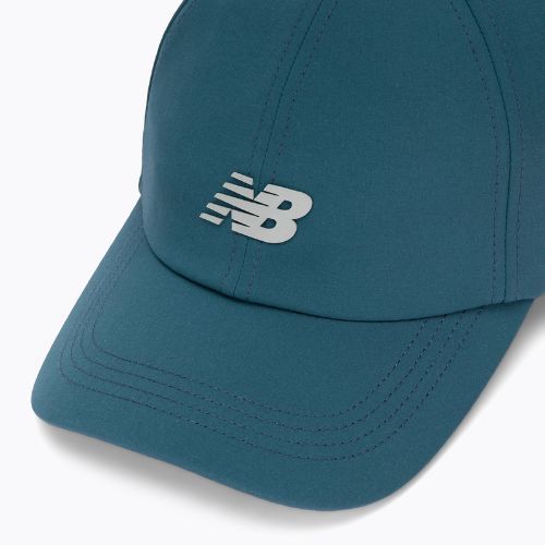 Czapka z daszkiem New Balance 6 Panel Performance V 2.0 big teal