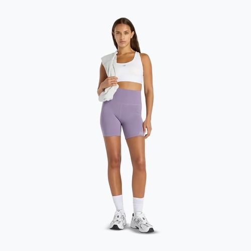 Spodenki damskie New Balance Harmony High Rise candied violet