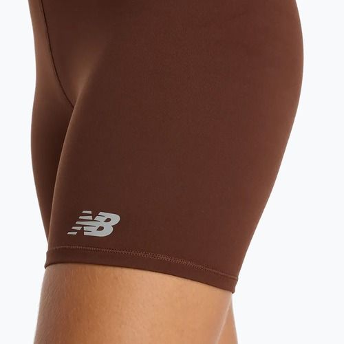 Spodenki damskie New Balance Harmony High Rise pumpernickel