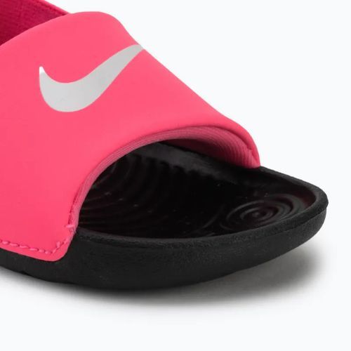Klapki dziecięce Nike Kawa digital pink/black/white