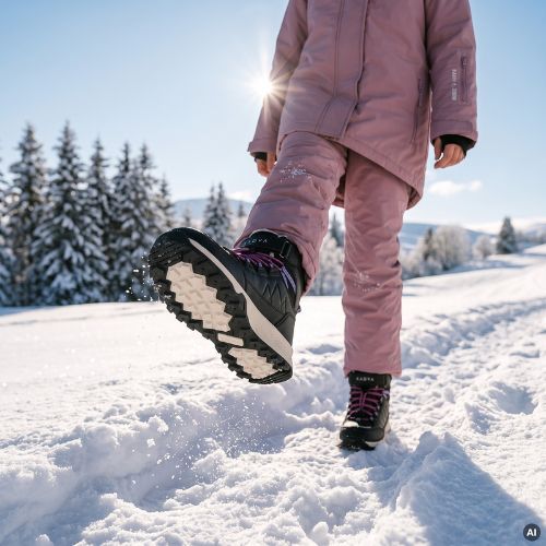 Śniegowce dziecięce KADVA Oriko WP JR czarny