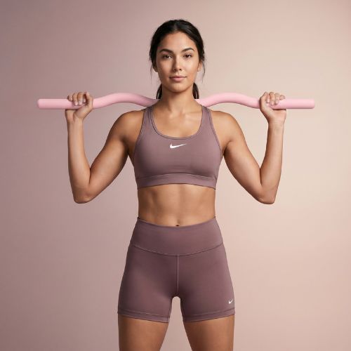 Gryf łamany XTREXO SCULPT 90 cm różowy