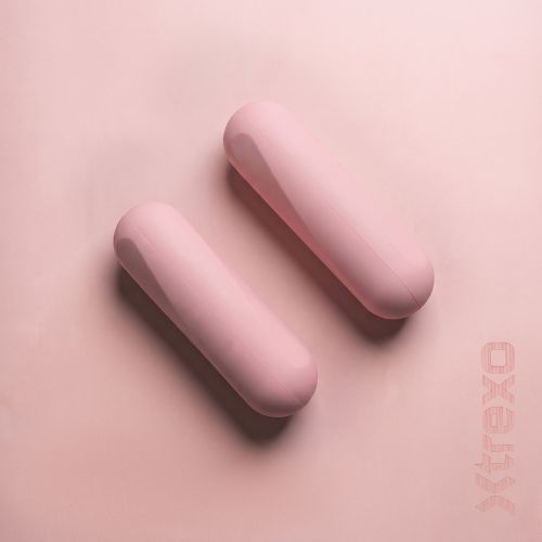 Zestaw hantli XTREXO SCULPT 2 x 2 kg różowy