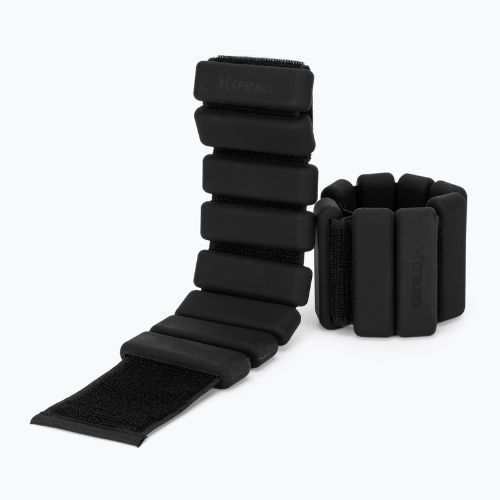 Obciążniki na kostki i nadgarstki XTREXO SCULPT 2 x 0,5 kg czarny