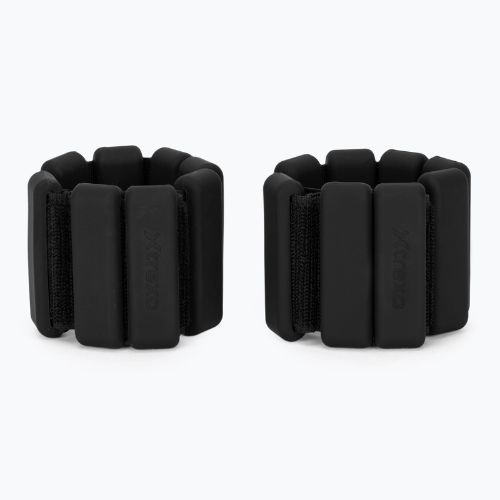 Obciążniki na kostki i nadgarstki XTREXO SCULPT 2 x 0,5 kg czarny