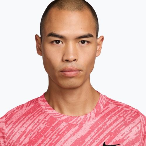 Koszulka tenisowa męska Nike Court Dri-Fit Victory Print pink foam/black