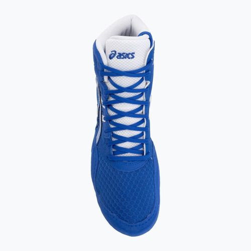 Buty zapaśnicze ASICS Snapdown 4 neon blue/white