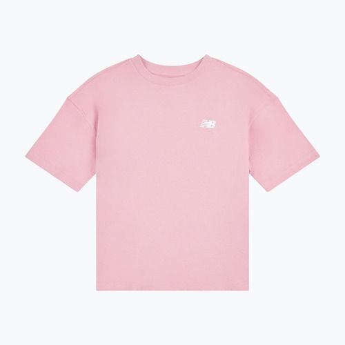 Koszulka dziecięca New Balance Jersey Small Logo Tee pink taffy