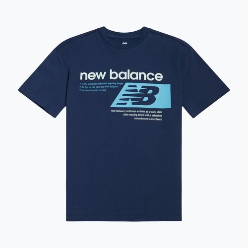 Koszulka dziecięca New Balance Authentic Brand Players Graphic Tee nb navy