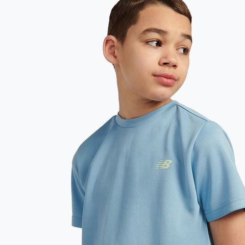 Koszulka dziecięca New Balance Athletic Tee still water