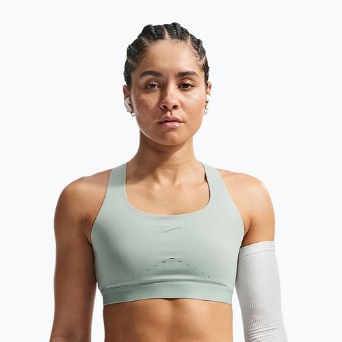 Biustonosz treningowy Nike Swift High-Support Lightly Lined steam/reflective silver