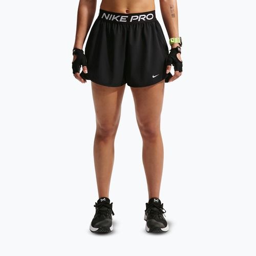 Spodenki treningowe damskie Nike Pro 2in1 black/white