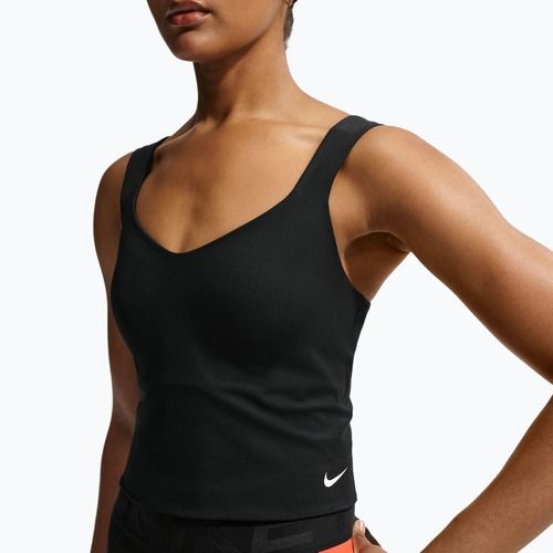 Koszulka treningowa damska Nike Pro Sculpt Medium Support Padded Tank black/white