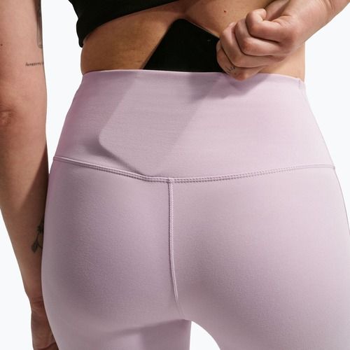 Legginsy damskie Nike One High-Waisted Seamless platinum violet