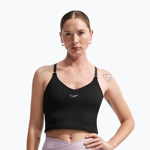 Biustonosz treningowy Nike Light Support Padded black