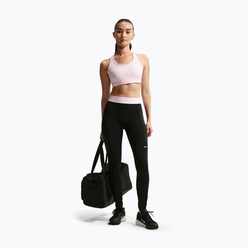 Legginsy damskie Nike Pro Mid-Rise Full black/pink foam/white