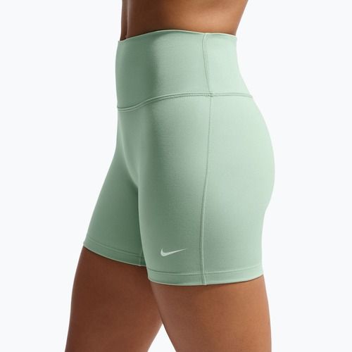 Spodenki damskie Nike One High-Waisted Biker 5" steam/white