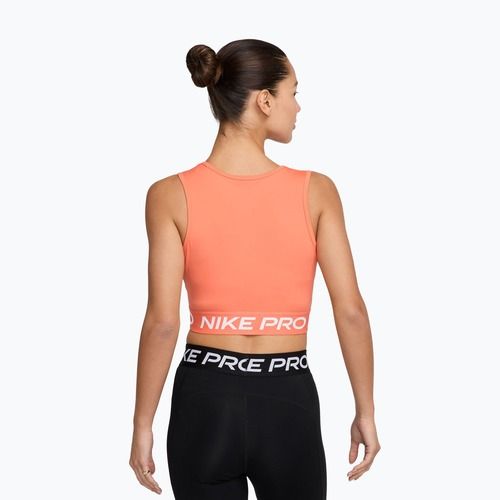 Top treningowy damski Nike Pro Dri-Fit crimson bliss/white