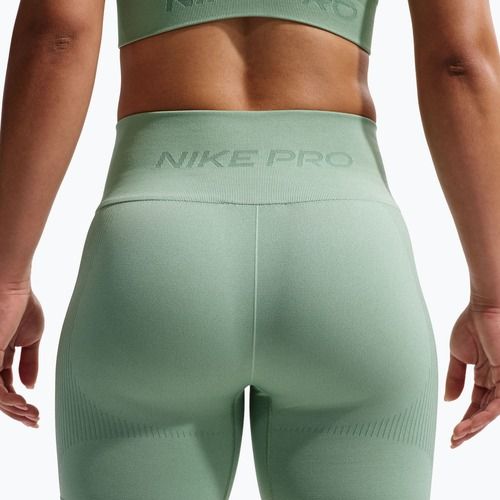 Spodenki damskie Nike Pro Seamless High-Waisted Biker 5" steam