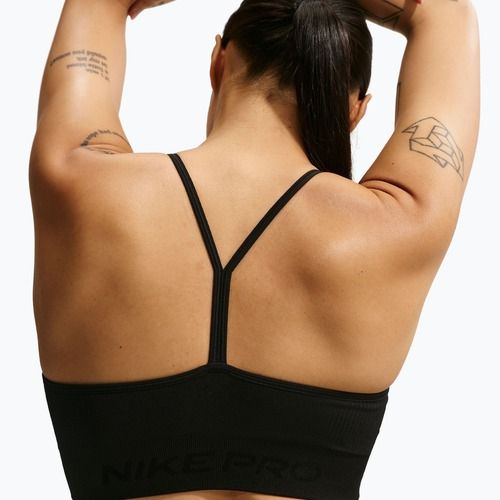 Biustonosz treningowy Nike Pro Seamless Light Support black