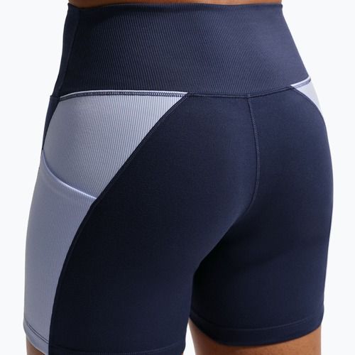 Spodenki damskie Nike One High Waisted Biker 5" midnight navy/hydrogen blue/white