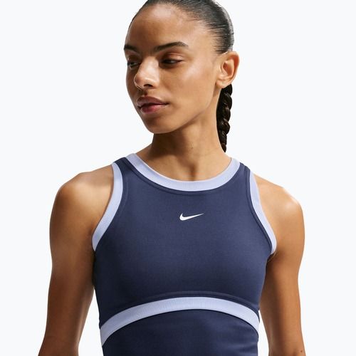 Koszulka treningowa damska Nike One Dri-Fit midnight navy/hydrogen blue/white