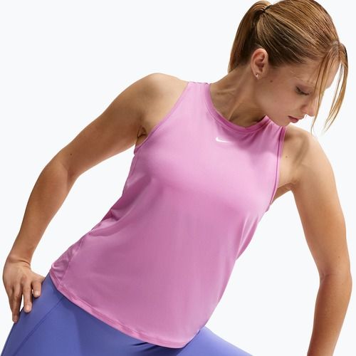Koszulka treningowa damska Nike One Classic Dri-Fit light magenta/white