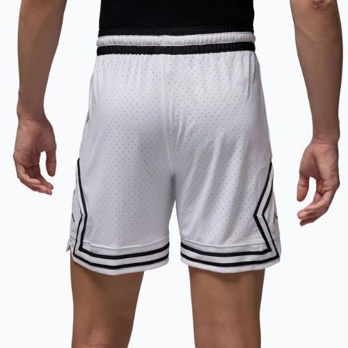 Spodenki koszykarskie męskie Jordan Mesh Diamond 4" white/black/black