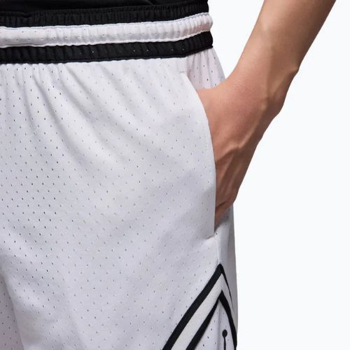 Spodenki koszykarskie męskie Nike Jordan Mesh Diamond 4" white/black/black