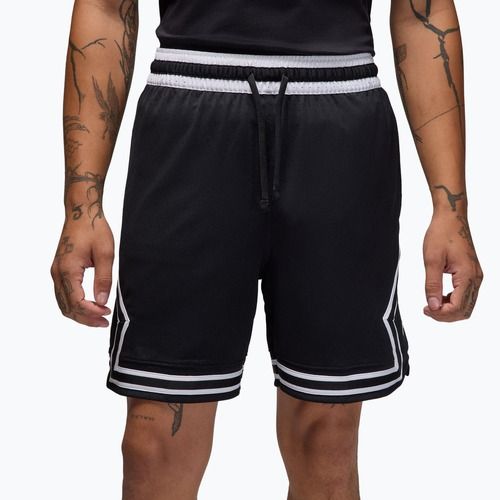 Spodenki koszykarskie męskie  Jordan Mesh Diamond 4" black/white/white
