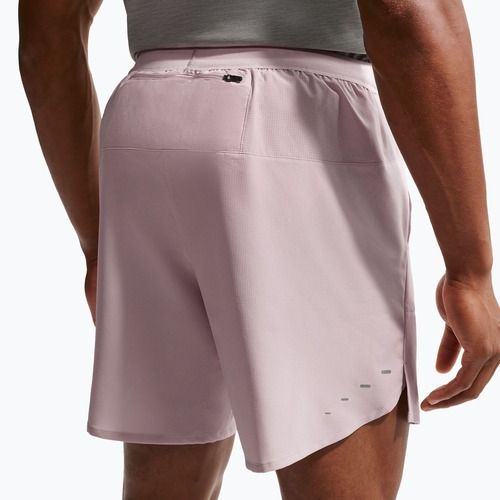 Spodenki do biegania męskie Nike Stride Dri-Fit Brief-Lined 7" particle rose