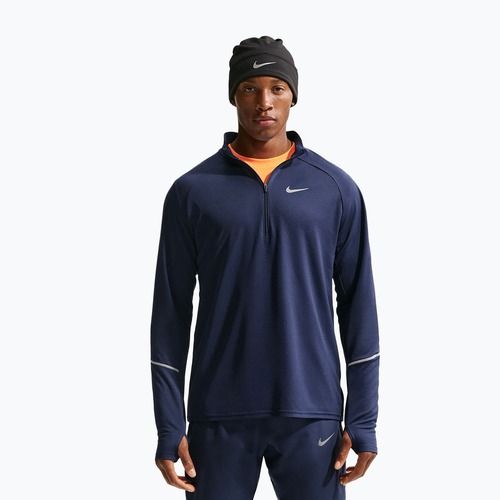 Bluza do biegania męska Nike Miler Dri-Fit UV 1/2 Zip midnight navy