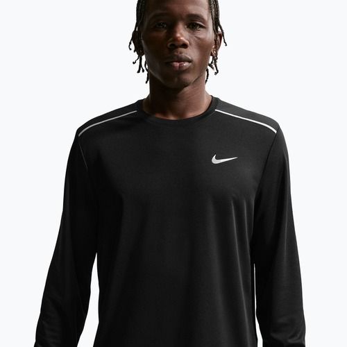 Longsleeve do biegania męski Nike Miler Dri-Fit UV black