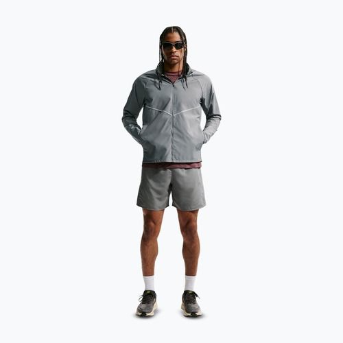Kurtka do biegania męska Nike Miler Repel UV smoke grey/smoke grey