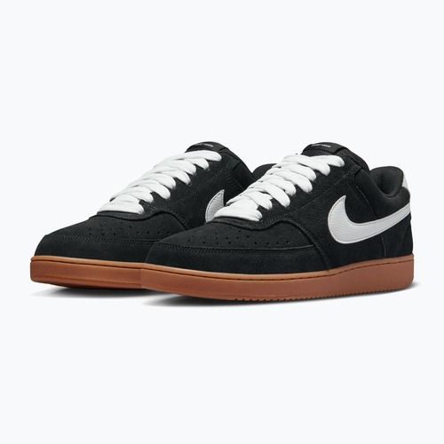 Buty męskie Nike Court Vision Low FL black/gum med brown/white