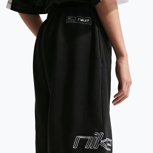 Spodenki dziecięce Nike Sportswear French Terry black/white