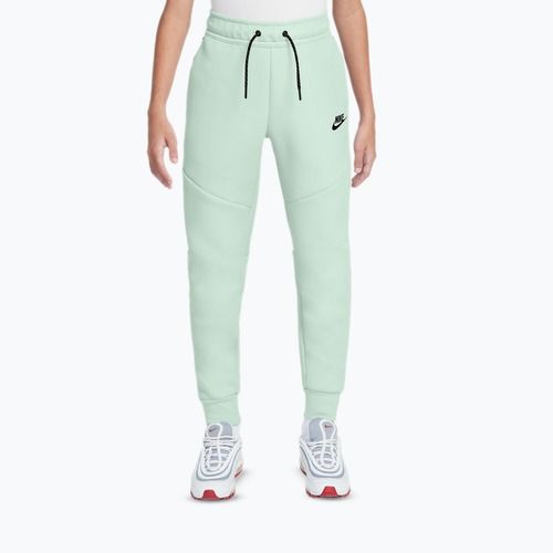 Spodnie dziecięce Nike Sportswear Tech Fleece barely green/black/black